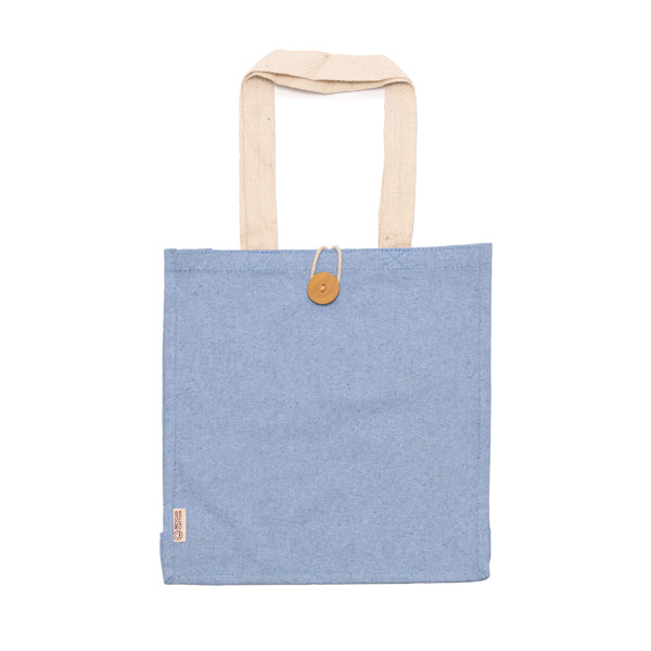 Bolso Tote Algodón Reciclado con Botón