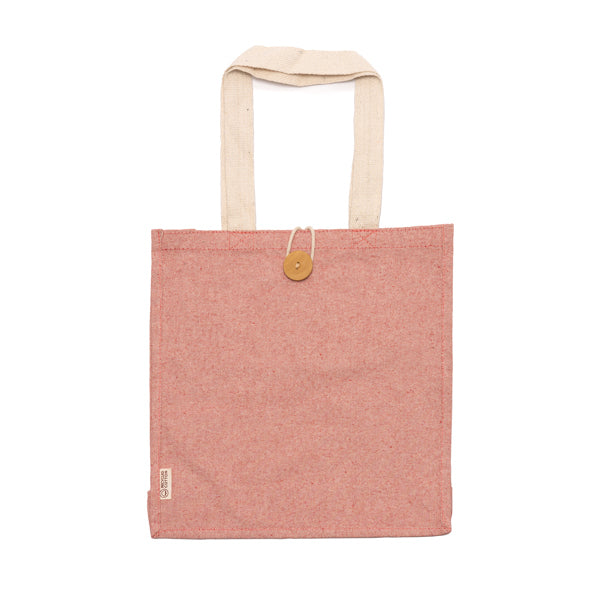Bolso Tote Algodón Reciclado con Botón