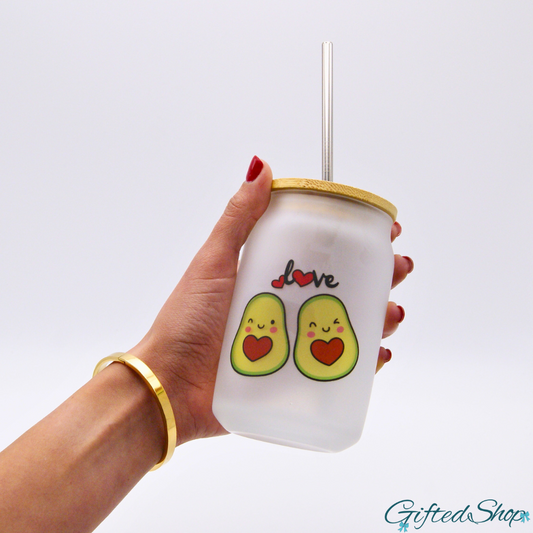 Vaso "Avocados in love"