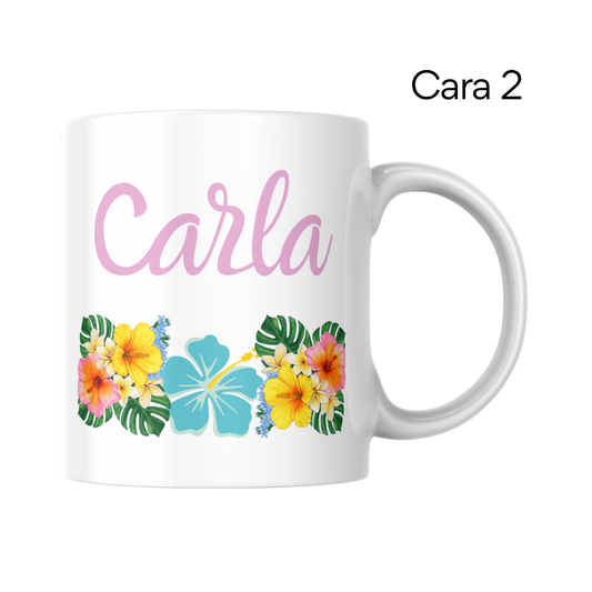 Taza Personalizada Stitch Dulce con Nombre - Cerámica 350ml