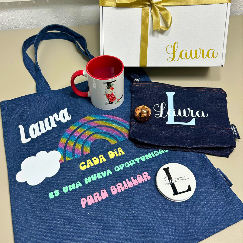Caja Regalo Vaquera Personalizada | Kit Estilo Denim