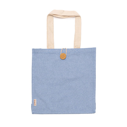 Bolso Tote Algodón Reciclado con Botón