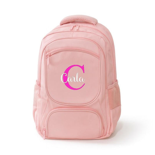 mochila escolar rosa