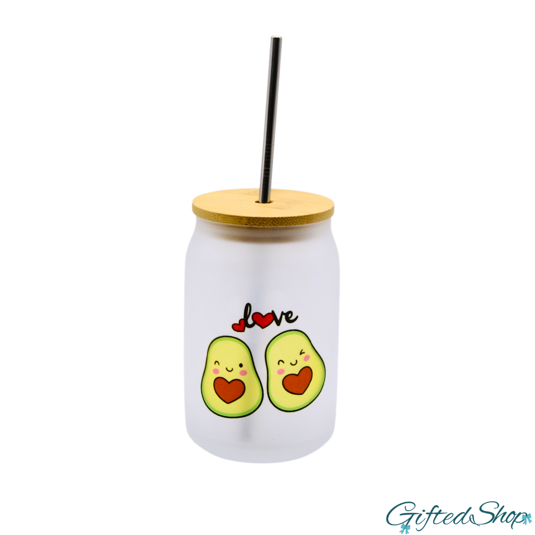 Vaso "Avocados in love"