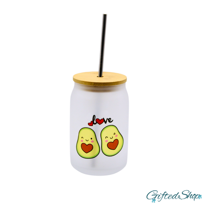 Vaso "Avocados in love"